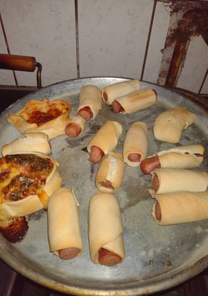Una foto de Rolls de salchicha