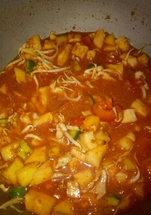 Foto resep Rujak cuka ala saya
