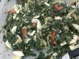 Tarta de acelga y espinaca