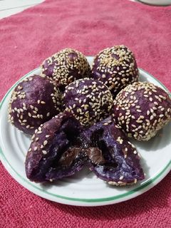 Foto resep Bola bola ubi coklat lumer