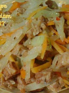 Foto resep Tumis tempe wortel labu siam