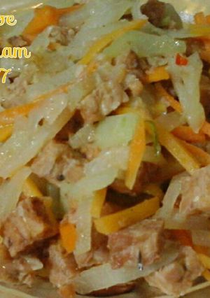 Foto resep Tumis tempe wortel labu siam