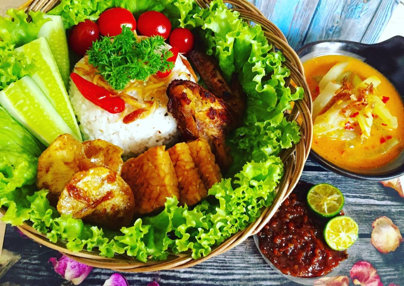Nasi Liwet Simple Rice Cooker