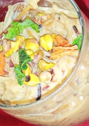 A picture of Caramel Vermicelli Kheer.