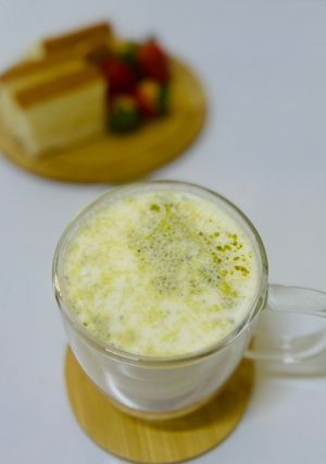 صورة لوصفة حليب بالفستق
