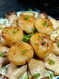 Sauteed Scallop & King mushroom (740)