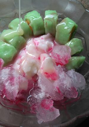 Foto resep Es Pisang Ijo