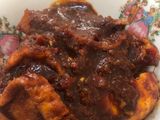 Tahu dan telor bumbu bali / balado menu akhir bulan