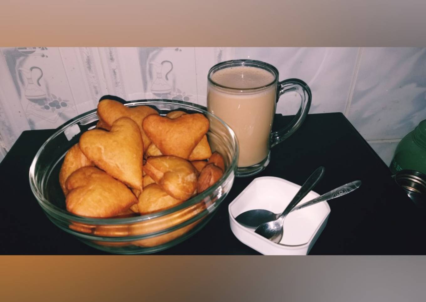 Heart Shaped mandazi #charityrecipe