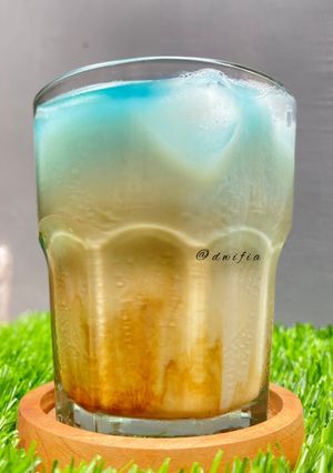 Foto resep Es kopi Bunga Telang☕️🪻