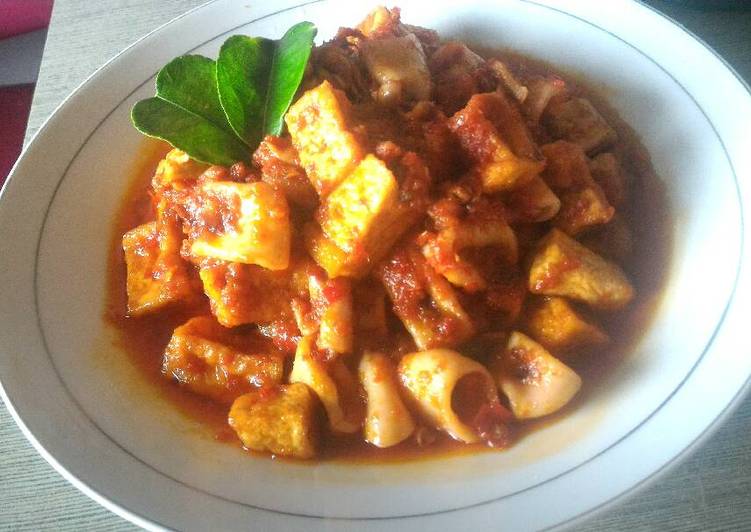 Bahan Cumi tahu balado wangi | Cara Buat Cumi tahu balado wangi Yang Bikin Ngiler