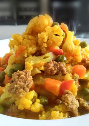 Una foto de Coliflor Saltada 👍🇵🇪
