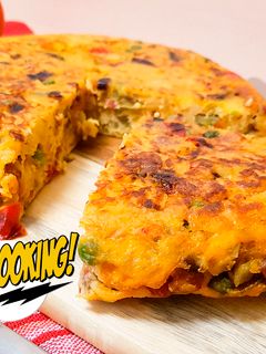 Una foto de Tortilla Paisana de Chorizo