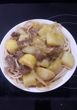 Hình của món Cà ri bò.