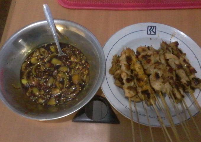 Cara Gampang Menyiapkan Sate ayam jumboo😍 (bumbu kecap), Enak Banget