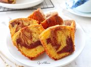 Gambar marmer cake 4 telur dan susu bubuk