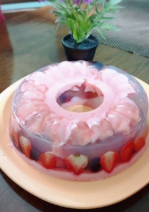 Foto resep Puding Buah Seger