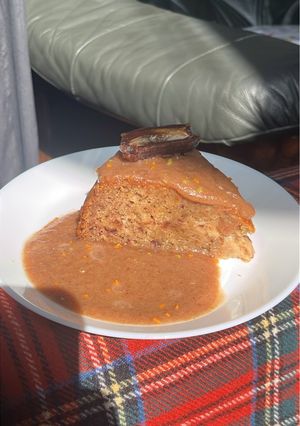 A picture of No Sugar Date Cake.