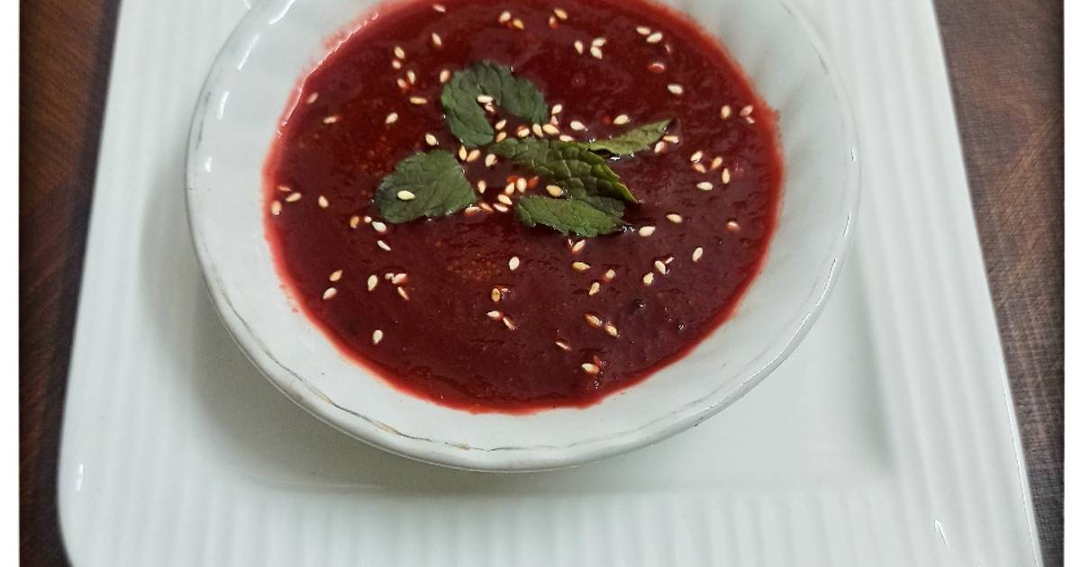 Beetroot. Spinach. Carrot. Tomato Soup Recipe by Priya Gokani Cookpad
