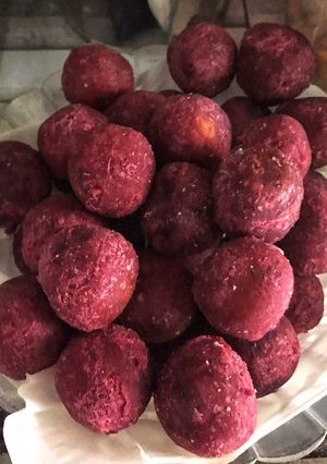 Foto resep Bolu ubi kopong ungu