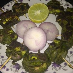 A picture of Hara Bhara Paneer Tikka.