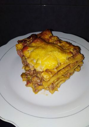 Una foto de Lasagna de cerdo