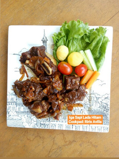 Foto resep Iga Sapi Lada Hitam