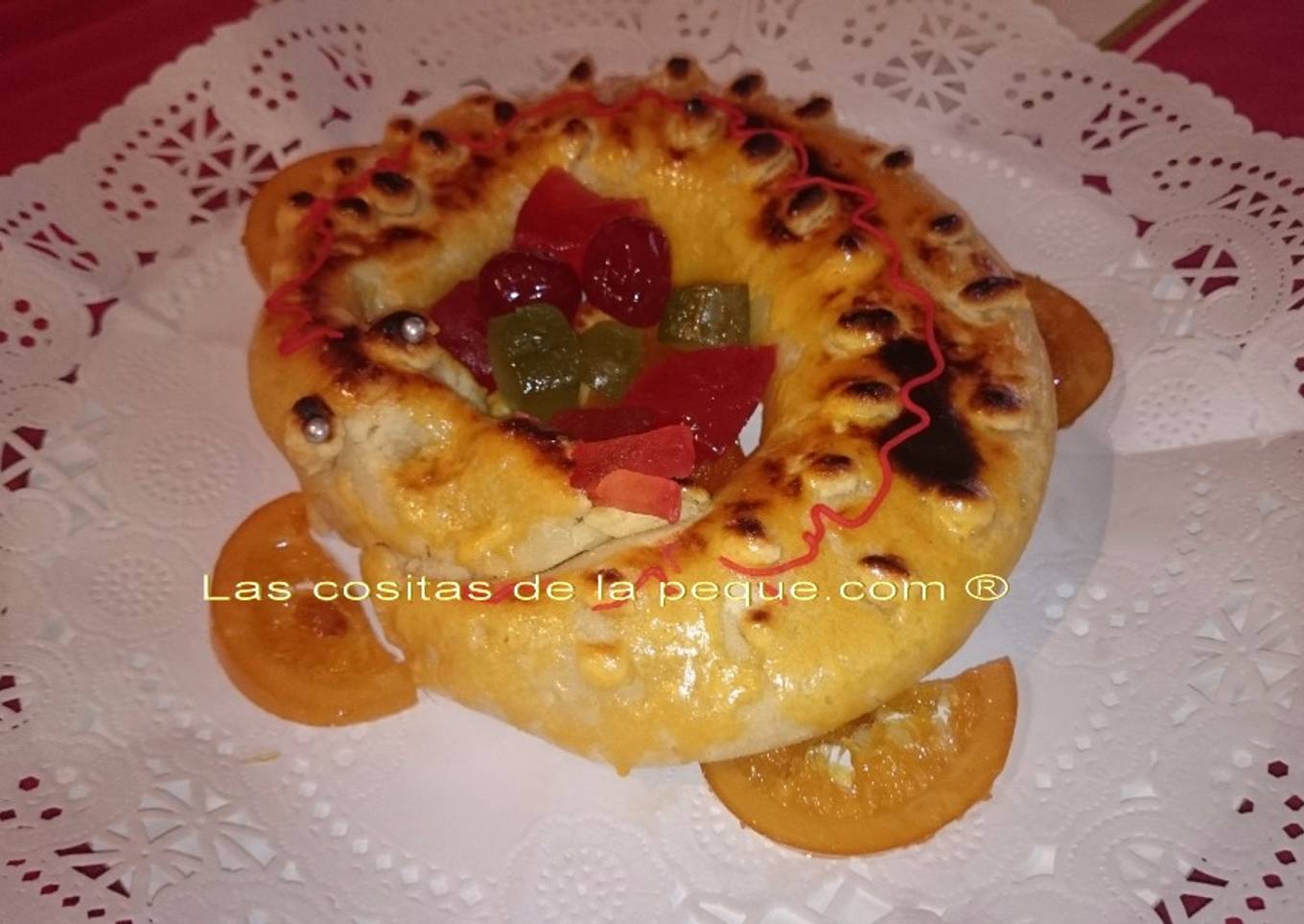 Culebra de mazapán rellena de yema con Thermomix