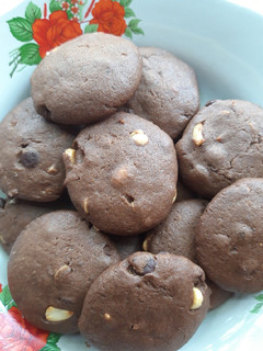 Foto resep Peanut chocolate chips cookies