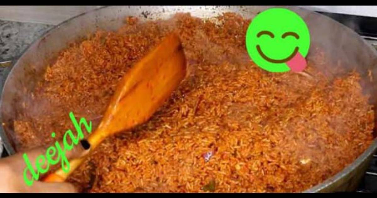 Nigerian Party Jollof Rice Recipe by Chef Deejah Kd - Cookpad