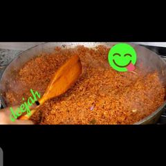 A picture of Nigerian Party Jollof Rice.