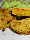 Milanesas de calabaza anco sin sal agregado