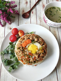 Foto resep Nasi Tim Ayam