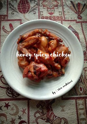 Foto resep Honey Spicy Chicken