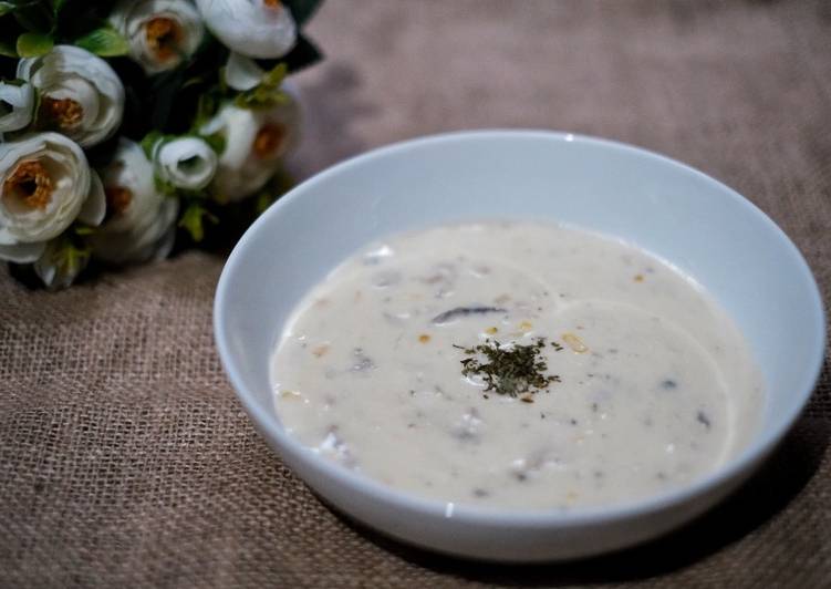 Chicken Mushroom Creamy Soup