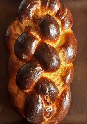 Húsvéti fonott kalács recept fotója