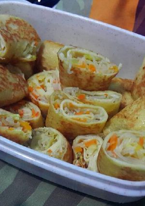 Foto resep lumpia basah vegetarian