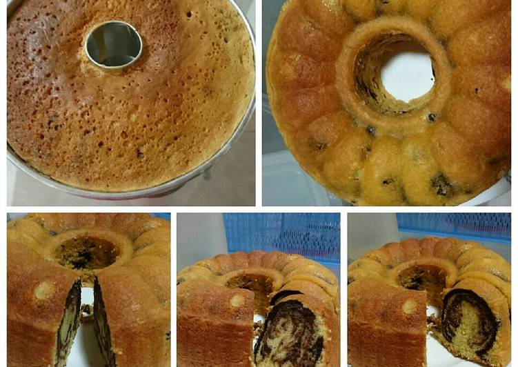 Langkah Mudah untuk Menyiapkan Marmer Cake yang Menggugah Selera