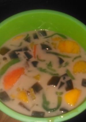 Foto resep Dawet campur buah #KamisManis