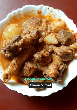 নারকেল মাটন (Mutton Frithad recipe in Bengali) রেসিপির প্রধান ছবি