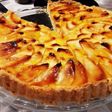 Tarta de manzana con crema pastelera