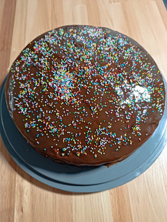 Una foto de Torta de chocolate con baño