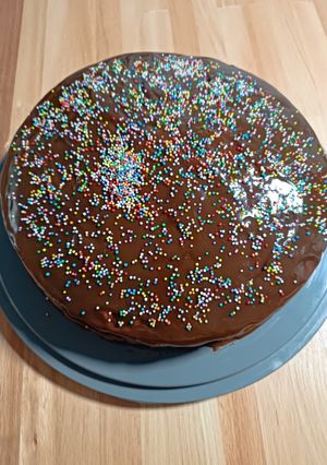 Una foto de Torta de chocolate con baño