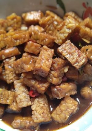 Foto resep Oseng tempe manis pedas