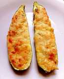 Zucchine Ripiene di Formaggio al Forno
