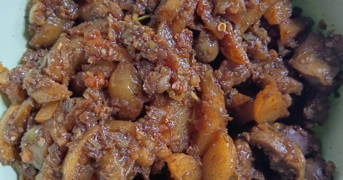 Sambel goreng kentang ampela