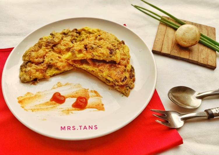 Telur Dadar Jamur Kancing ππ£
