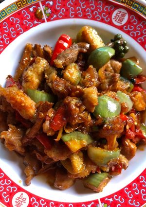 รูปของ ผัดเผ็ดหมู สูตรเผ็ดนรกแตก
