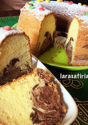 Foto resep Marble Cake Jadul Pak Sahak