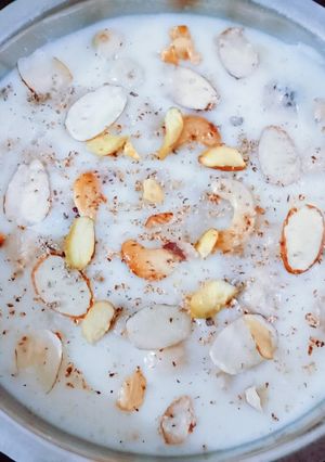 A picture of Super healthy Makhana and poppy seeds kheer.